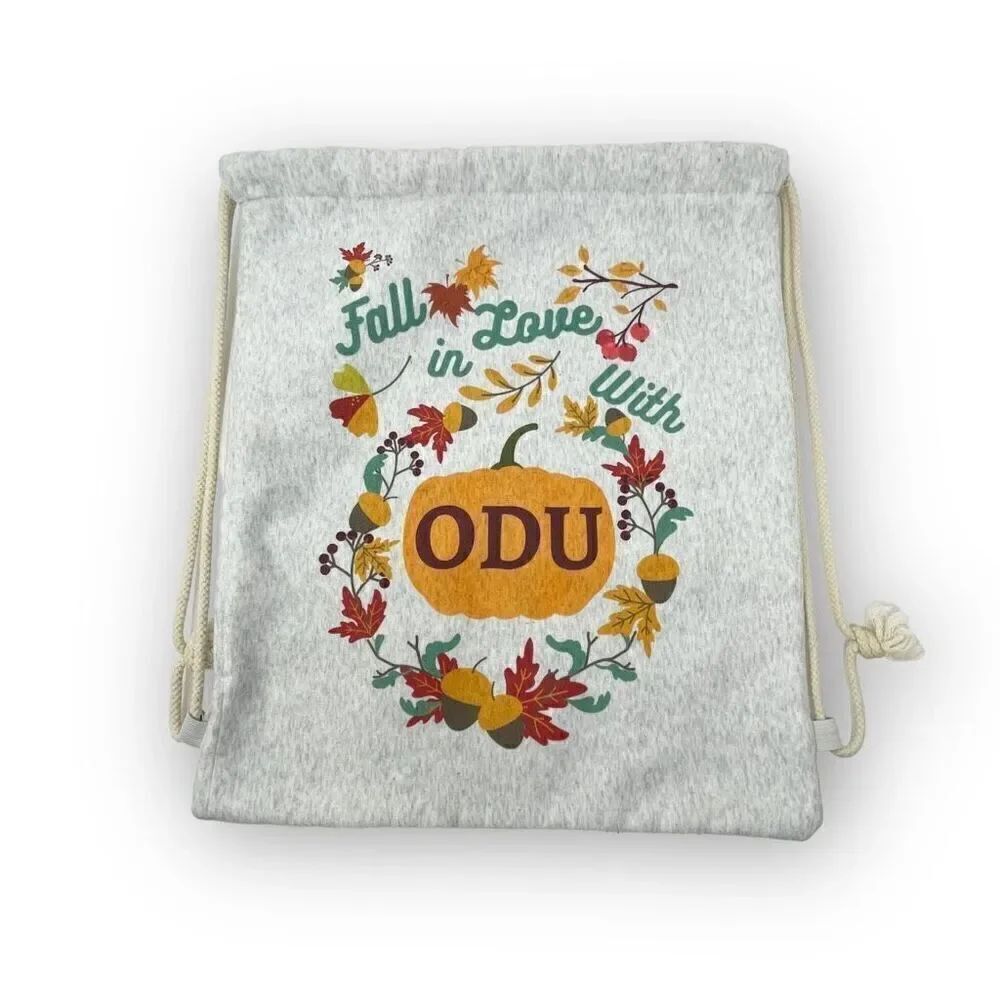 Terrytown Terry Town Cinch Pack Sweatshirt Back Bag Fall in Love with ODU